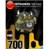 OffGamers Gift Card 卡密 700元